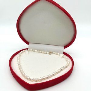 Freshwater Pearl Necklace With Box